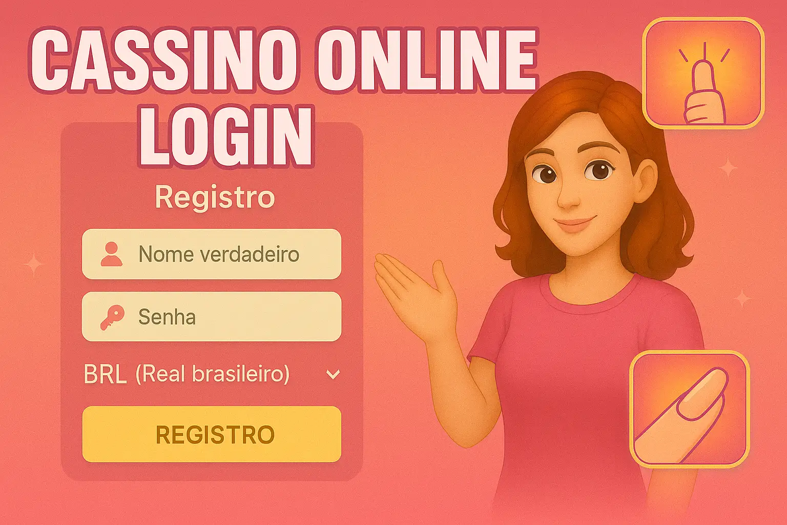 Criar uma nova Conta no plataforma MANICUREPG